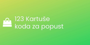 123 Kartuše koda za popust