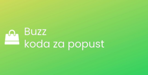 Buzz koda za popust